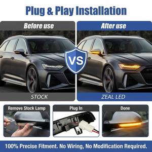 Vente en gros de clignotants latéraux dynamiques à LED pour <span class=keywords><strong>Audi</strong></span> A6 C7 C7.5 RS6 S6 4G 2012-2018 - Product Image 3