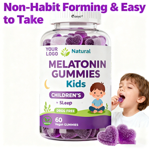 Gummies à la mélatonine bio personnalisables OEM/ODM pour enfants, Gummies pour le sommeil pour enfants de 4 ans et plus, Mélatonine 1 mg, Relaxation et soutien du sommeil - Product Image 2