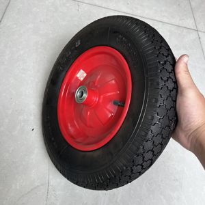 Yeni 14 İnç Ağır Hizmet Tipi Tekerlekler 3.50-4 300-8 350-8 Tek Tekerlekli El Arabası Perakende Satış Sokak Malzeme Taşıma Ekipmanı El Arabası - Product Image 5