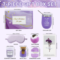 Coffret Cadeau de Bougies Exfoliantes Créatives et Luxueuses à l'Aromathérapie pour la Fête des Mères, la Saint-Valentin et les Anniversaires