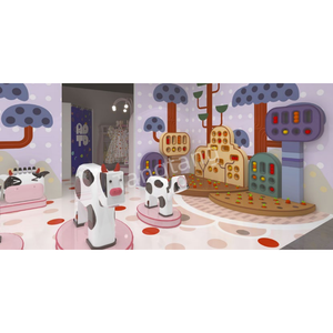 Attrezzature Personalizzate per Parco Giochi al Coperto, Mini Città Morbida con Scivolo, Piscina di Palline, Casa per Giochi di Ruolo per Bambini - Product Image 3