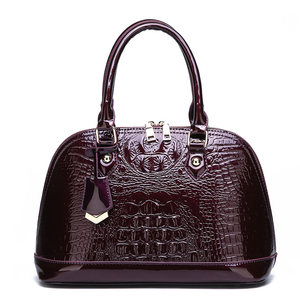 <span class=keywords><strong>2019</strong></span> la india último modelo de producto de patrón de cocodrilo brillante patente de lujo de cuero de señoras bolsos de bandolera bolsos para mujeres - Product Image 5