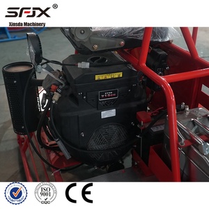 Máquina de paleta eléctrica para montar a gasolina, flotador de hormigón con componentes centrales, motor y caja de cambios - Product Image 4