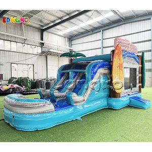 Castillo Inflable con Temática <span class=keywords><strong>de</strong></span> <span class=keywords><strong>Playa</strong></span>, <span class=keywords><strong>Casa</strong></span> <span class=keywords><strong>de</strong></span> Brinco Inflable Comercial <span class=keywords><strong>de</strong></span> PVC <span class=keywords><strong>para</strong></span> <span class=keywords><strong>Alquiler</strong></span> en Fiestas - Product Image 2