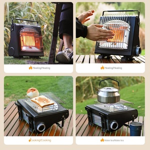 Calentador de gas <span class=keywords><strong>butano</strong></span> portátil de 2L para acampar al aire libre y senderismo Calentador de tienda infrarroja de acero para utensilios de cocina de invierno - Product Image 3