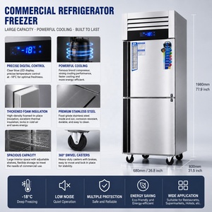 Refrigerador Comercial Estándar Europeo R290, Congelador de Acero Inoxidable de Bajo Consumo para Restaurante ADX - Estilo a, Totalmente en Cobre - Product Image 6