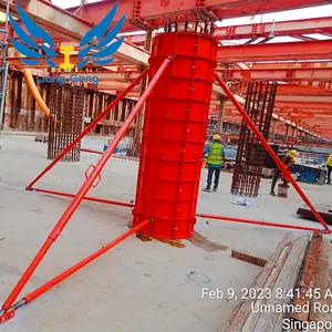 China Lianggong Manufacture Building Materials Modular Steel Concrete Formwork For Wall Column Slab Construction