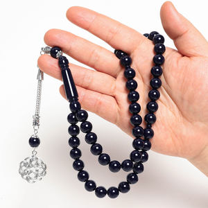 Cuentas de oración islámica, Rosario musulmán Tasbih, cuentas de oración musulmana, oración musulmana, 51 cuentas, Rosario de resina Tasbih Islámico - Product Image 4