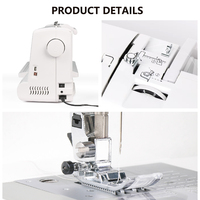 Machine à broder informatisée ES5/ES6, multifonction, mini, pour usage domestique, équipement de broderie électrique pour vêtements, logos et lettres