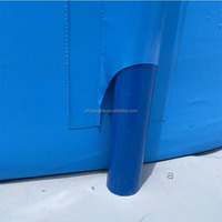Grand aquarium d'intérieur pliable en bâche PVC, bassin à koïs portable, bassin à poissons pliable pour extérieur, aquarium mobile pour jardin