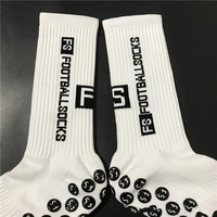 Whale Vente en Gros Logo Personnalisé Sports Grip Chaussettes Performance Football Chaussettes De Compression Avec Grip Antidérapant Chaussettes pour Hommes