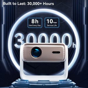 Proyector Portátil Apex 1080P con <span class=keywords><strong>Netflix</strong></span> Oficial, 1000 CVIA Lúmenes, Interfaz Enriquecida, Autoenfoque, Android 13, Proyector de Cine en Casa - Product Image 6