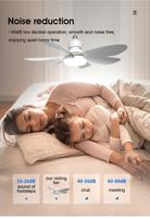 Ampoule LED E26 E27 pour ventilateur de plafond 30W AC 110-240V, kit de rénovation avec télécommande et variateur