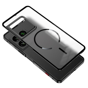 Coque pour Sony Xperia 1 VIII, cadre en alliage d'aluminium magnétique givré, couverture arrière en verre, étui antichoc pour Sony <span class=keywords><strong>Xperia1</strong></span> VIII - Product Image 6