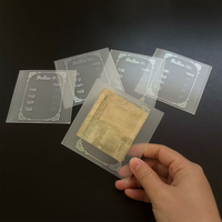 Carpeta de Anillas Personalizada de PP Transparente Mate Tamaño A4 con Impresión UV para Promoción, Negocios, Escuela y Oficina