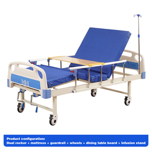 Lits d'hôpital modernes à bascule, réglables, durables, en acier inoxydable, multifonctions, à levage manuel, pour usage <span class=keywords><strong>hospitalier</strong></span> - Product Image 1