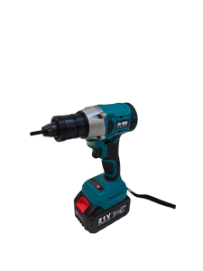 Pistola Remachadora Eléctrica Automática de 21V, Cabezal de Acero de Alta Resistencia, Motor sin Escobillas, Compatible con M4/M5/M6, para Bricolaje e Industrial - Product Image 3