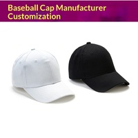 Gorra de Béisbol Personalizada de Algodón Ligero, 6 Paneles, Ajustable, Protección Solar, Deportiva, Casual, de Moda, para las Cuatro Estaciones, Color Sólido, Unisex