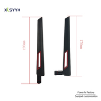 Antena WIFI de Doble Banda de 10 dbi, 2.4G 5G 5.8Ghz, Antenas Universales, Amplificador, Router WLAN, Potenciador de Antena