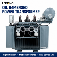 Transformateur immergé dans l'huile LEINENG 100 kVA 160 kVA, transformateurs immergés dans l'huile triphasés, transformateur de puissance triphasé