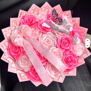 Bán Buôn Nhựa Sang Trọng Hoa Giấy Quà Tặng Không Thấm Nước Hoa Giấy Gói Mang Nhãn Hiệu Bán Hoa Nguồn Cung Cấp Cho Bao Bì Giấy - Product Image 2