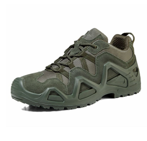 Chaussures de camouflage TSB101 en stock, bottes en daim vert camouflage kaki, chaussures de course, bottes de randonnée à la cheville, personnalisables - Product Image 3
