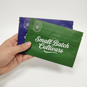 Soft Touch Matte Custom Printed Edibles Candy Gummy Packaging Foil Smell Proof CR Zipper Mylar <b>Bag</b> - Product Image 1