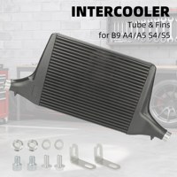 Kit Radiator Racing Aluminium Intercooler Tube & Fins untuk AUDI B9 2016-2021 A4 A5 2018-2021 S4 S5 EA839 3.0T Turbo Cold Intake