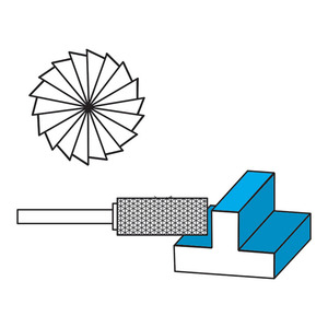Cortador Rotatorio Fervi Long de Corte Simple de 120 mm para Corte Preciso de Metal - Product Image 3
