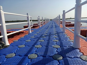 Anshun Marine Supplies Summer Fishing Float HDPE <strong>Wholesale</strong> Durable Double Floating Dock Floating Platforms Plastic <strong>Pontoon</strong> Cubes - Product Image 2