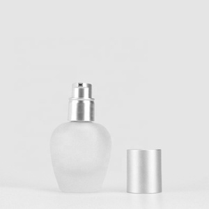 Frosted Glass mỹ phẩm container rỗng 30ml tạo nên nền tảng tùy chỉnh nhãn hiệu riêng màu chất lỏng bảo hiểm đầy đủ trang điểm che khuyết điểm - Product Image 2