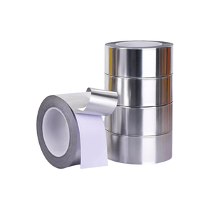 Op maat gesneden hittebestendige watergeactiveerde acrylkleefband, enkelzijdig, EMI-afschermende aluminiumtape voor precisiecomponenten - Product Image 1