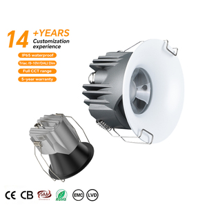 <span class=keywords><strong>Spot</strong></span> LED encastré moderne en aluminium IP65 anti-éblouissement et anti-buée pour <span class=keywords><strong>plafond</strong></span> intérieur (maison, bureau, <span class=keywords><strong>salle</strong></span> <span class=keywords><strong>de</strong></span> <span class=keywords><strong>bain</strong></span>, cuisine) - Product Image 1