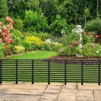 Panneau de clôture de conception moderne PRIME Panneaux de clôture de jardin de sécurité en alliage d'aluminium avec intimité pour l'utilisation de fil de porte