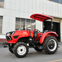 Tracteur agricole polyvalent à couple élevé, certifié ISO, pour serres industrielles et vergers, personnalisable en usine
