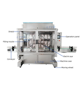 Machine de remplissage automatique à piston servo pour pâtes, miel, huiles comestibles, désinfectant pour les mains, lotion, liquides – Équipement de mise en bouteille linéaire