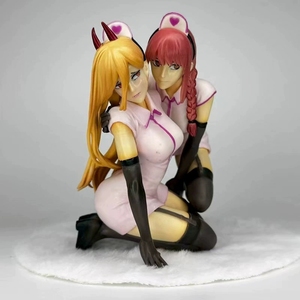 Figura de <span class=keywords><strong>Anime</strong></span> Japonés Chainsaw Man, Chica Sexy, Modelo de PVC Hecho a Mano, Juguete de Makima con Uniforme de Enfermera, Figura Unisex a Escala 1:18 - Product Image 4