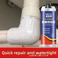 Colle d'étanchéité pour réparation de fuites de tuyaux d'eau en époxy pour tuyaux en fonte, en PVC, en égouts et en radiateurs
