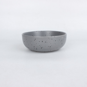 Đồ ăn bằng đá với dấu chấm màu đen thiết kế gốm tấm ăn tối với màu sắc tương phản đốm Bán hàng nóng đốm tấm - Product Image 6