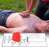 CPR Eğitim Manevrası Yetişkin Göğüs Sıkıştırma Pratik Cihazı ve Talimatlı İlk Yardım Eğitimi Toptan Açık Hava Hayatta Kalma Seti