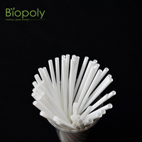 Ensemble de bâtonnets mélangeurs jetables en plastique blanc avec support, pailles à cocktail pour bar, whisky et fournitures de fête à domicile
