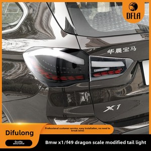 Luz trasera LED universal para X1, nueva condición, 12V, señal de giro secuencial, lente roja, modelos F48 F49, cubierta de humo dorada D - Product Image 6