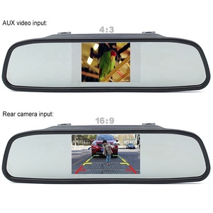 GreenYi 5 pollici <span class=keywords><strong>auto</strong></span> specchietto retrovisore <span class=keywords><strong>con</strong></span> <span class=keywords><strong>Monitor</strong></span> per 170 angolo di visione posteriore del veicolo HD TFT LCD sistema di parcheggio schermo - Product Image 2