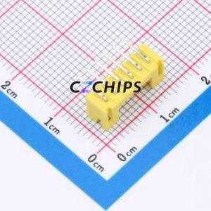 W2001100-6PY2123 Wire-to-Board Pin Header Bent Lead Through Hole,P=2mm Connector 1x6P 2mm Right Angle Insert PH - Product Image 2