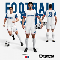 Chaqueta de fútbol personalizada de cuerpo completo para actividades de team building, publicidad, ropa deportiva, comercio exterior - Poliéster