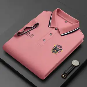 Manufacturer Custom Polo Shirts With Embroidery Logo Men Golf Polo Men's Embroidered Polo Shirts