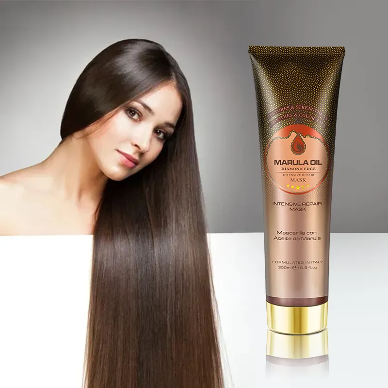 Mascarilla de pelo sedoso de aceite de marcula, alta calidad, para cabello dañado, reconstruible y reconstruible, tratamiento para el cabello, 300ml