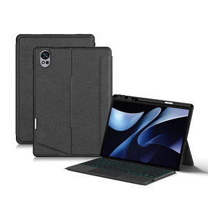 Fundas y Carcasas para Tablets 2024, Funda con Teclado Magnético Inteligente Plano para Huawei <span class=keywords><strong>MatePad</strong></span> Pro 12.2\", Nueva Retroiluminación RGB USB - Product Image 5