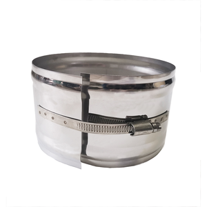 Fábrica 4 "5" 6 "8" <span class=keywords><strong>Galvanizado</strong></span> Storm Collar Acero inoxidable Aislado <span class=keywords><strong>Chimenea</strong></span> <span class=keywords><strong>Tubo</strong></span> <span class=keywords><strong>de</strong></span> combustión <span class=keywords><strong>de</strong></span> doble pared - Product Image 3