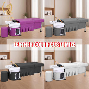 Camilla de Masaje Profesional Multifuncional Portátil Moderna con Diseño <span class=keywords><strong>Plegable</strong></span> de Cuero Sintético para Uso en Spa y Salón de Belleza - Product Image 3